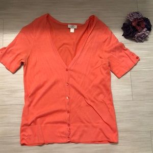 LOFT Short-Sleeve Cardigan